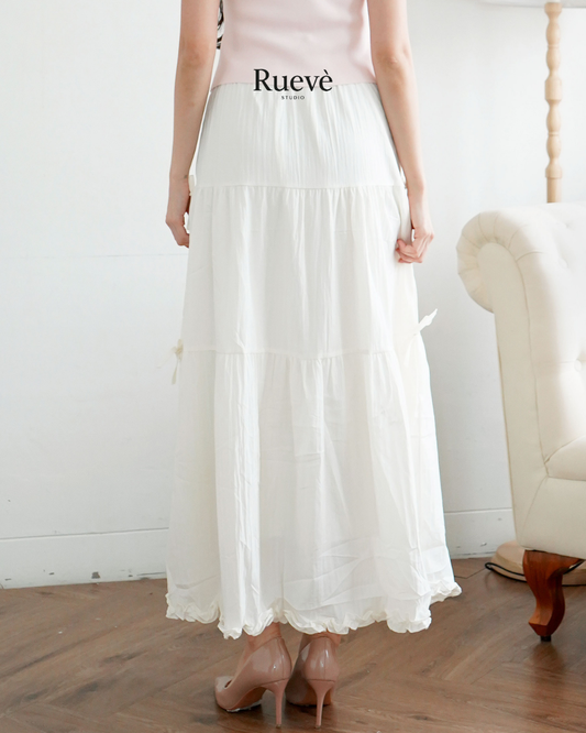 Ruevé Studio – Lunette Set | Ribbon Detail Skirt in Basic Colours
