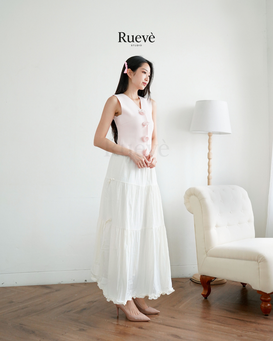 Ruevé Studio – Lunette Set | Ribbon Detail Skirt in Basic Colours